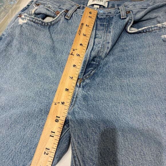 Agolde The 90's Pinch Waist Cropped Jeans Sz 26 - Picture 10 of 12